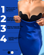 Sujetador Invisible Adhesivo con Push UP - Marina