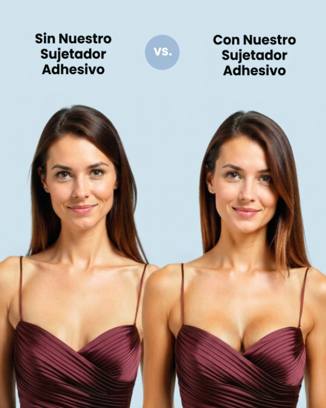 Sujetador Invisible Adhesivo con Push UP - Marina