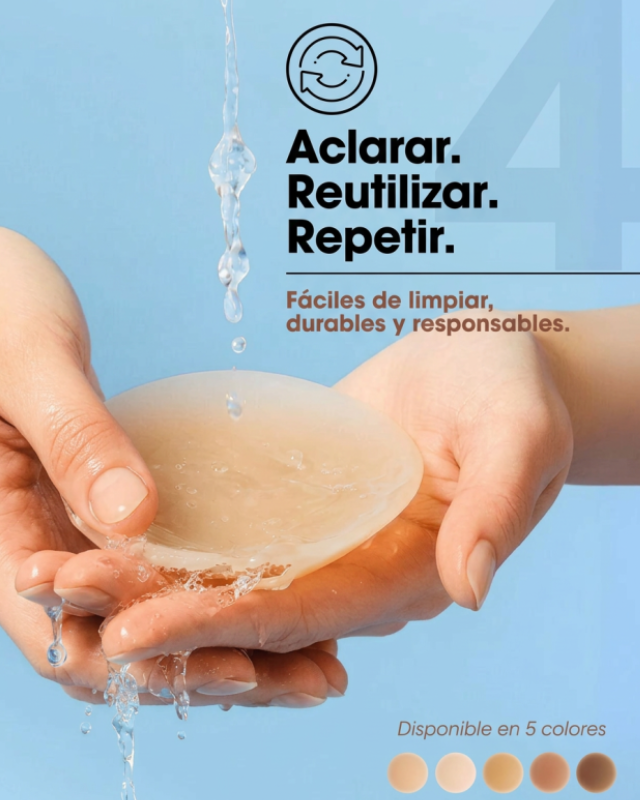 Cubrepezones invisibles sin adhesivo - Leonor