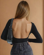 Body con mangas largas y espalda baja - Victoria