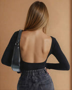 Body con mangas largas y espalda baja - Victoria