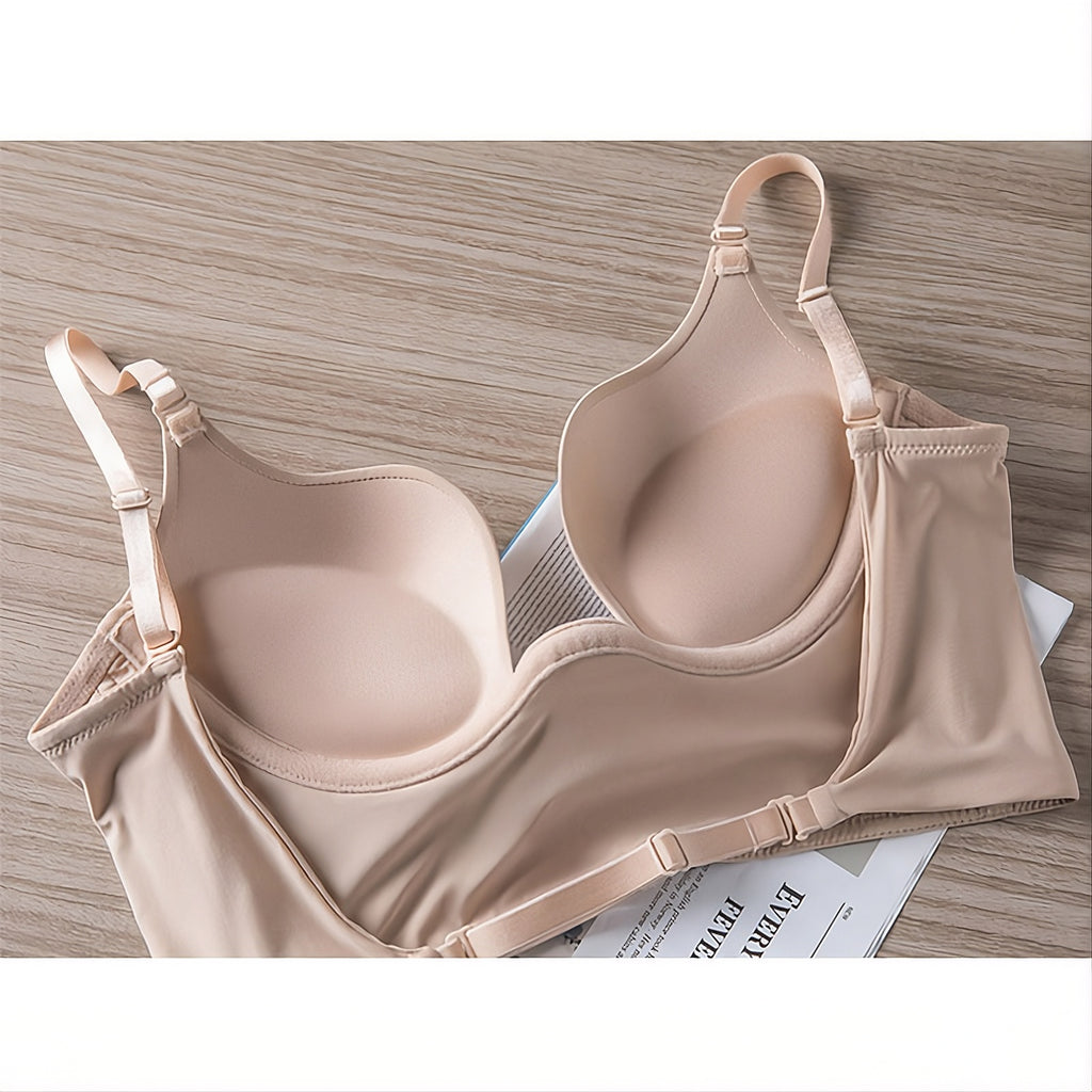 Sujetador invisible con espalda descubierta, efecto push-up y multiposición - Beatriz