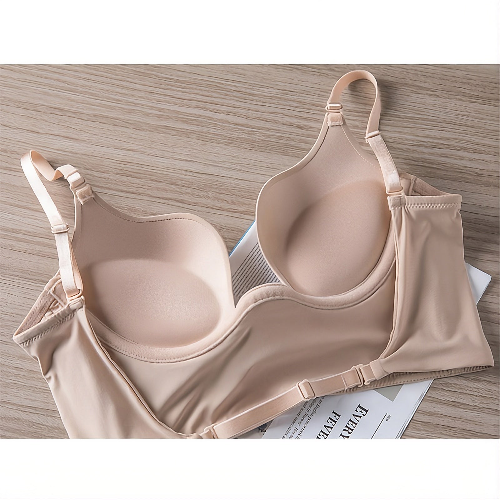 Sujetador invisible con espalda descubierta, efecto push-up y multiposición - Beatriz