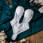 Body con encaje y tiras invisibles - Sofía
